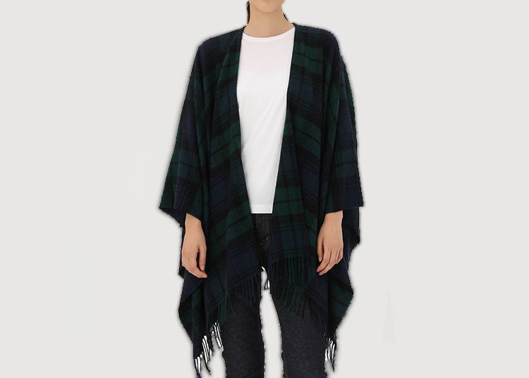 6. Multi-Functional Plaid Cape
