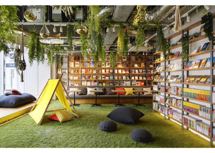 【新宿】享受豪華露營氛圍,坐落於市中心的「TSUTAYA BOOK APARTMENT」