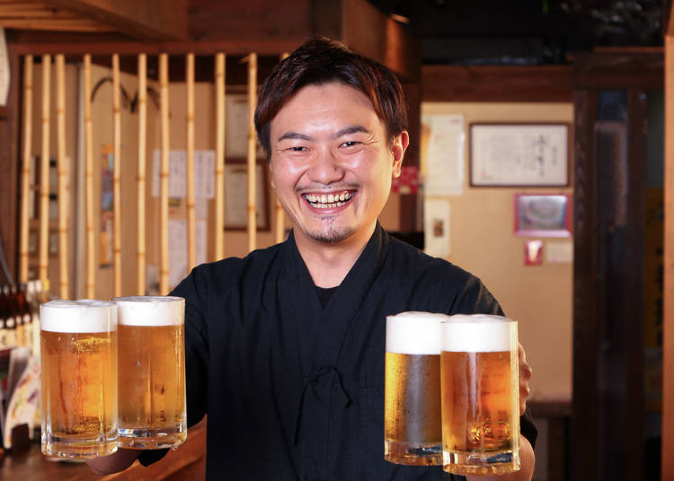居酒屋サイコー!みんな元気があっていいね!!