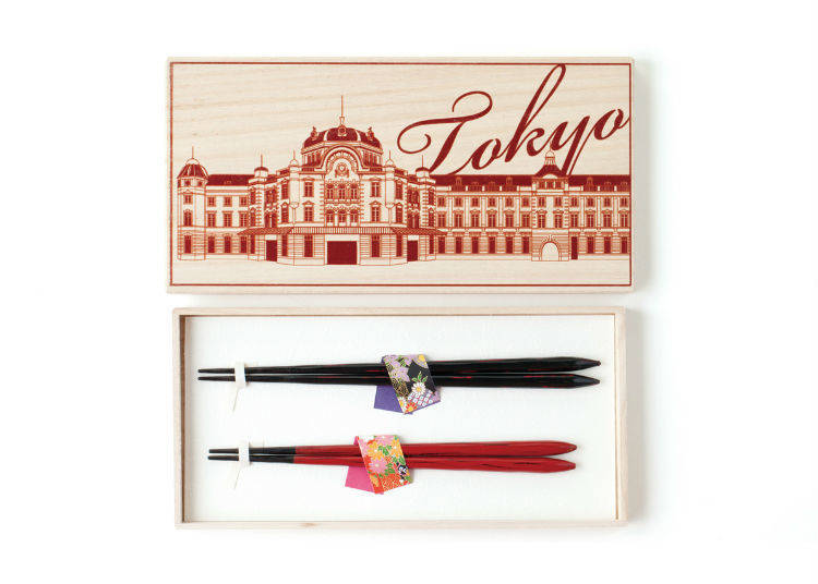 Souvenirs Only Available at Tokyo Station #5 - Paulownia Box (1,944 JPY)