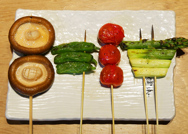 鶏以外の一品:野菜など