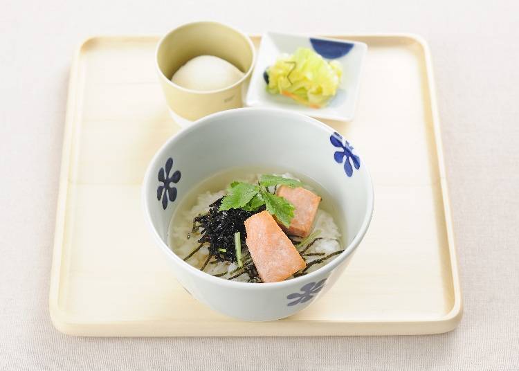 Dashi Chazuke En Shinjuku Odakyu Ace Shop where you can enjoy a Japanese-style breakfast