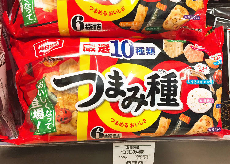 第8名:龜田製菓 10種類點心米果(つまみ種)