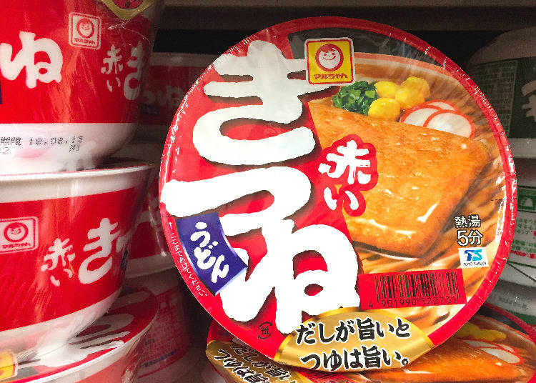 第5名:東洋水產 Maruchan紅色豆皮烏龍麵(マルちゃん 赤いきつねうどん)