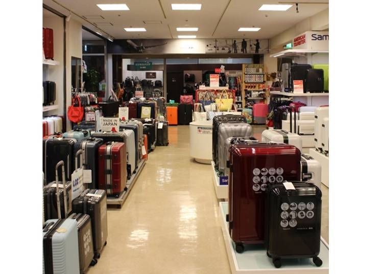 スーツケース・旅行用品専門店ならではの品揃え!『トコー有楽町店』
