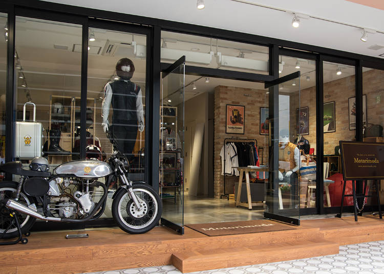 バイクや車をエレガントに楽しむためのセレクトショップ!『Motorimoda Ginza』