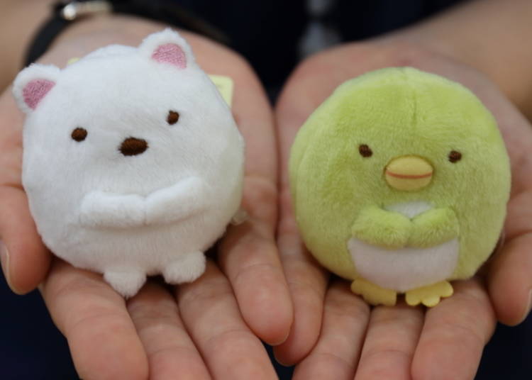 No. 3: Just fits in the palm of your hand – “Sumikkogurashi Tenori Stuffed Toys”