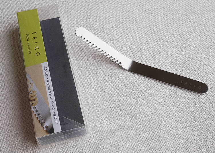 固いバターを糸状にけずって、ふんわり塗れるバターナイフ「Nulu」