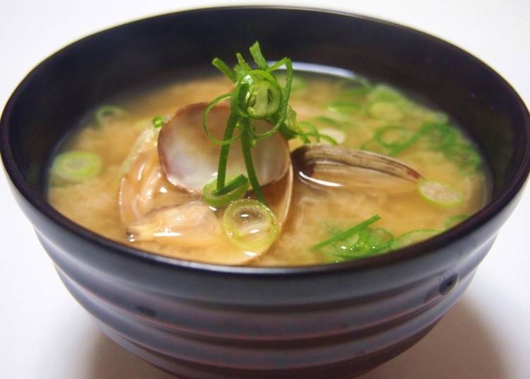 2:日本のお味噌汁の具は「あさり」が最高!