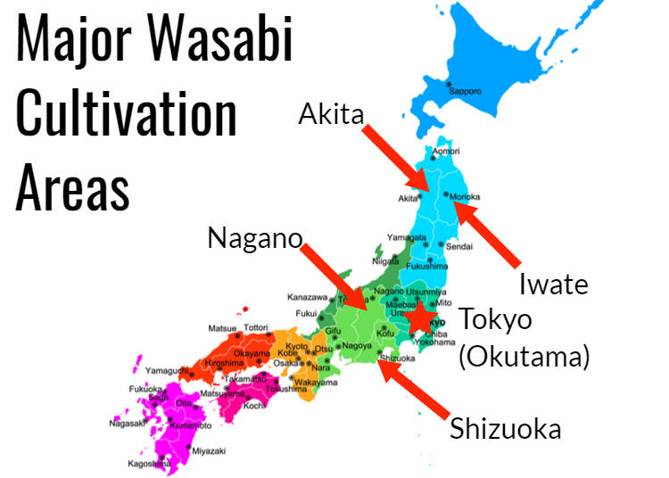 Where is Wasabi Grown in Japan?