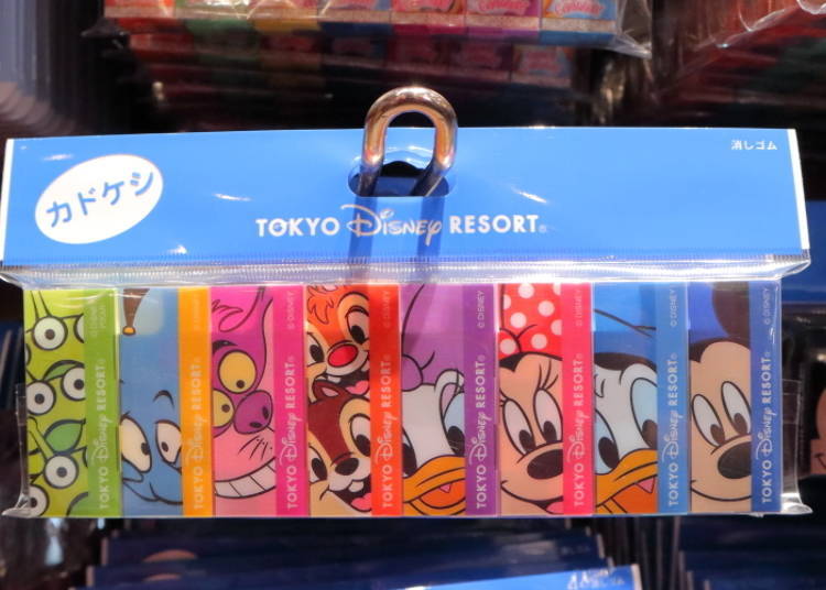 Character Face Kadokeshi Eraser Set, 1440 yen