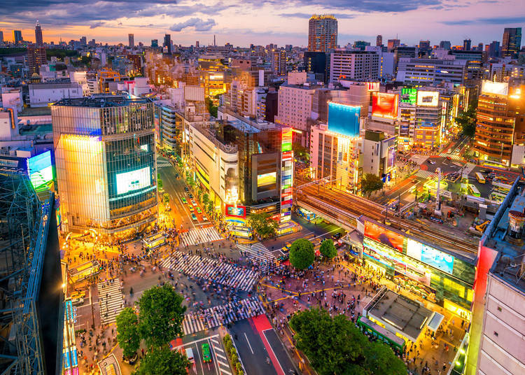 5. Cross the Shibuya Scramble
