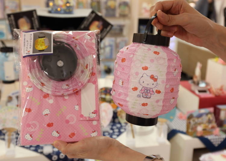 Hello Kitty Glowing Paper Lantern Summer Card: A Beautiful Piece of Japanese Summer! (1,500 Yen)