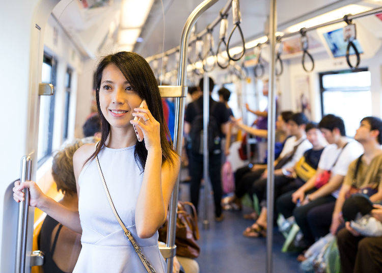 Set Your Smartphone to Silent Mode and Avoid Talking on it When on the Train