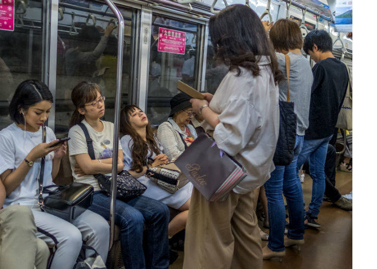 Generally Eating or Drinking on the Trains is Taboo!