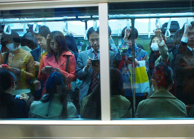 No. 9: 178% Congestion Rate – Chiyoda Line
(Machiya Station → Nishi Nippori Station)