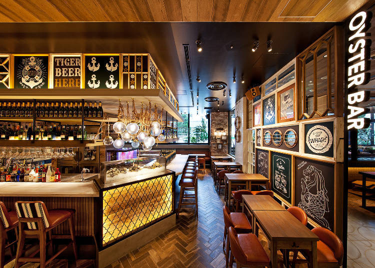 Oyster Bar Wharf: The Singaporean Bar Hit is Now in Tokyo!