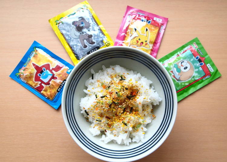 #4 Great for Lunch Boxes, Not Only for Kids: Pokémon Furikake Mini Pack (Marumiya, 219 yen excluding tax)