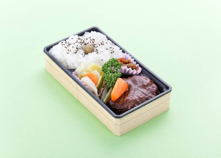 ●3位「ハンブルグステーキ弁当」つばめグリルデリ