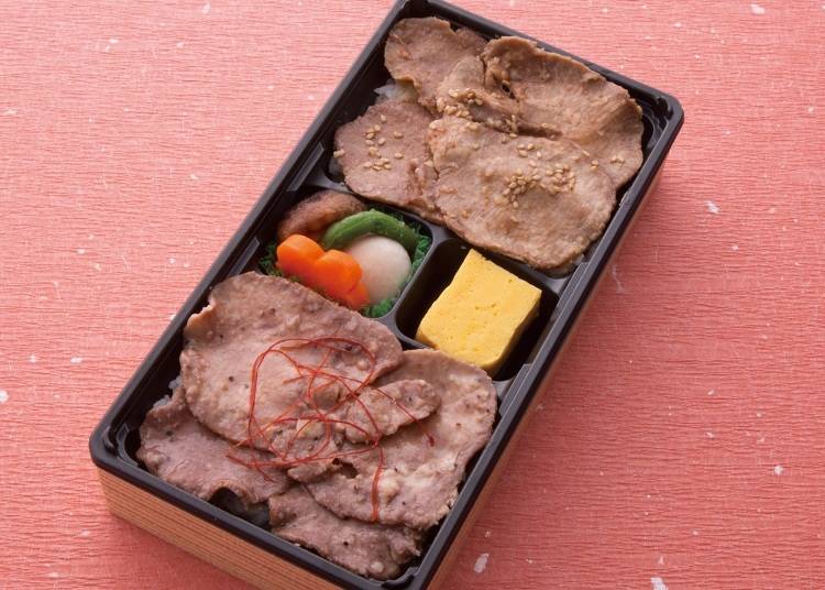 ●1位「利久 牛たん丼 たれと塩のW弁当」銘店弁当 膳まい