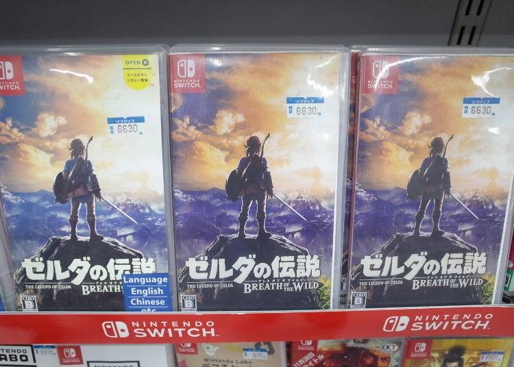 ゲーム用品の人気商品#5 "Nintendo Switch「ゼルダの伝説 ブレス・オブ・ザ・ワイルド」(6,630円)"