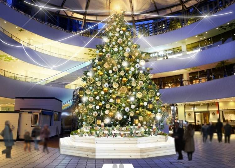 Yokohama Bay Quarter 2018: Enjoying a Nordic Christmas Village with a night view of Yokohama Bay!