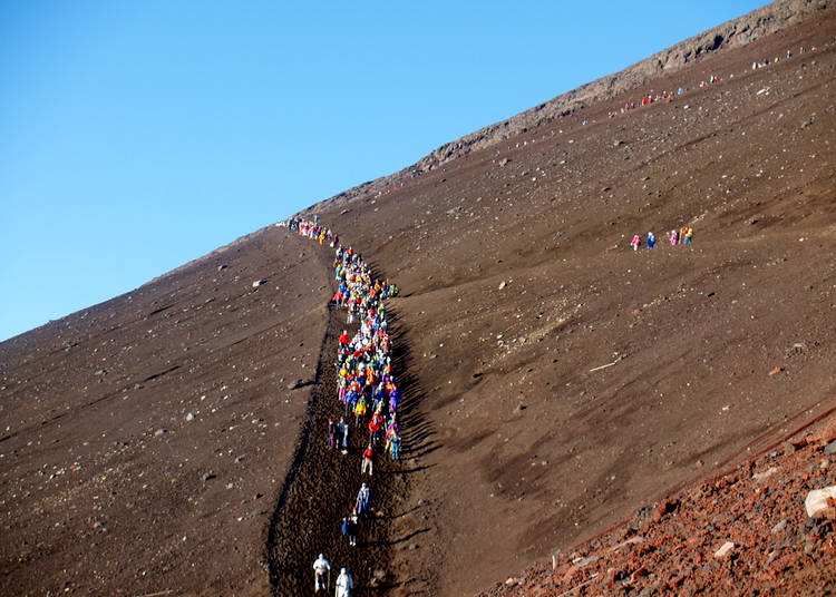 Climbing Mt. Fuji: The other hiking paths