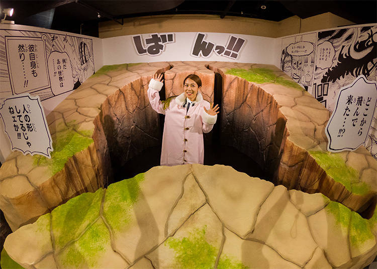 Jump into a Scene from the Manga! The Hole Created by Kaido (5F)