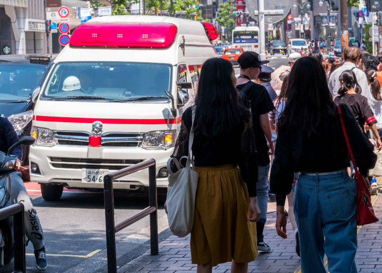 4) 遭遇意外,或是突然的身體不適,請撥「119」叫救護車吧!