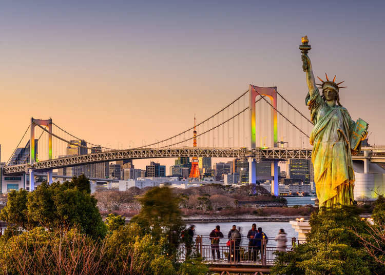 Odaiba: "Ferris Wheel, Breathtaking View, and Rainbow Bridge Define Tokyo’s Prime Date Spot"