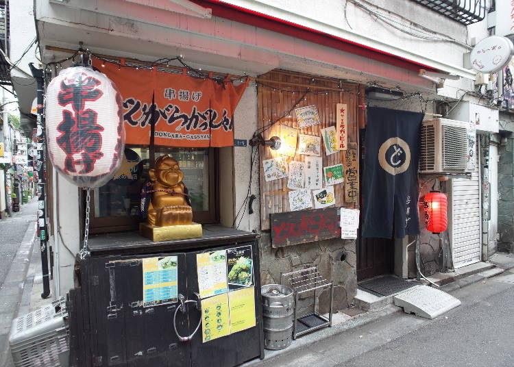 到日式居酒屋吃串燒吧!「串炸Dongaraga shian本店(どんがらがっしゃん本店)」