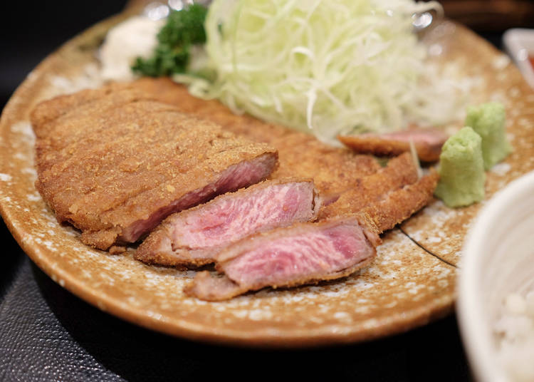 7. Gyukatsu (beef cutlet)