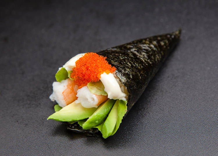 23. Sushi and sashimi