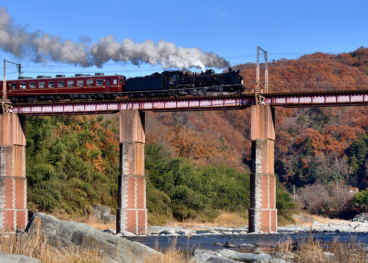 Target 2: Brilliant Foliage with a Steam Locomotive in the Foreground