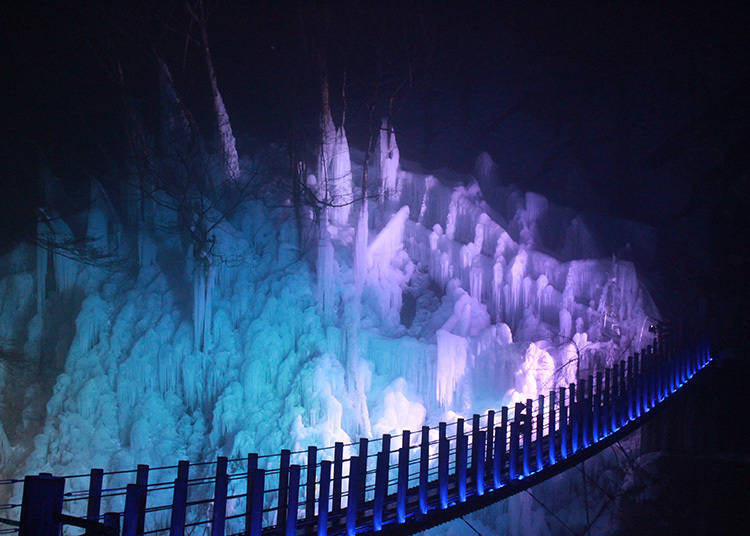 Target 2: Dramatic Shots of an Illuminated Winter Wonderland