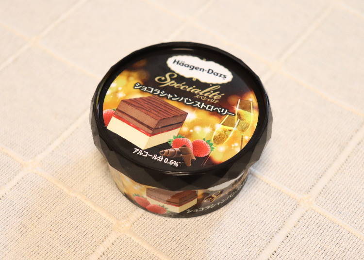 8. Haagen-Dazs Spécialité Chocolat Champagne Strawberry
