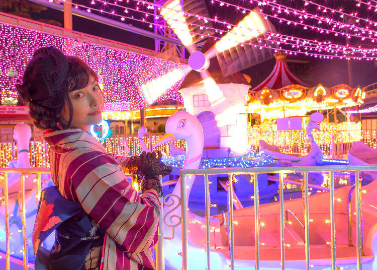 3. Enjoying 'Everyone's New Year' at Asakusa's Hanayashiki