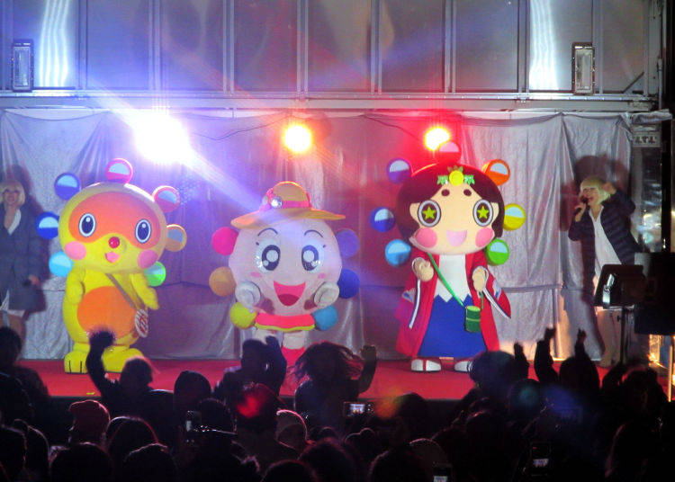 4. Kasai Rinkai Park: Diamond and Flower Ferris Wheel New Year's Eve Countdown
