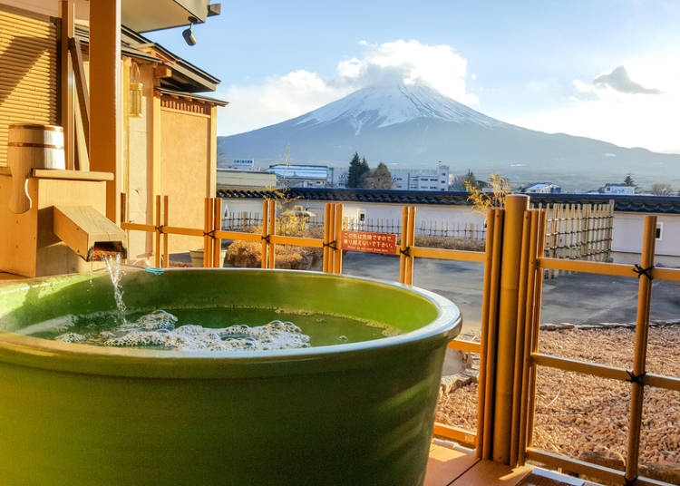 ■温泉につかったら汗ばむくらいで一度出るのがポイント