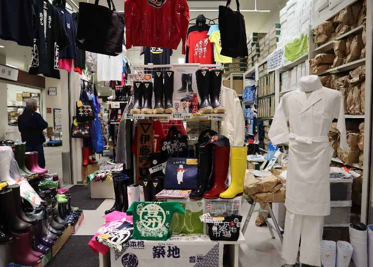 ⑤伊藤ウロコの「漢字Tシャツ&豊洲グッズ」