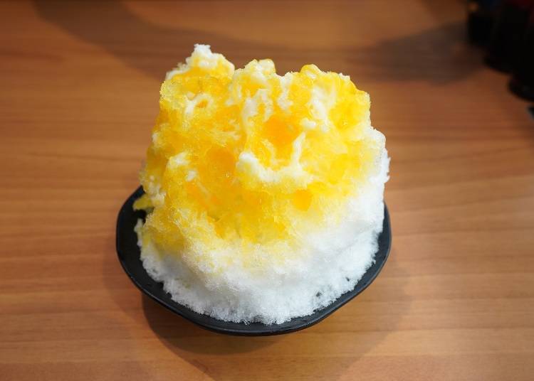 おすすめサイドメニュー⑤スイーツも本格的!ふわふわ食感の「かき氷」!