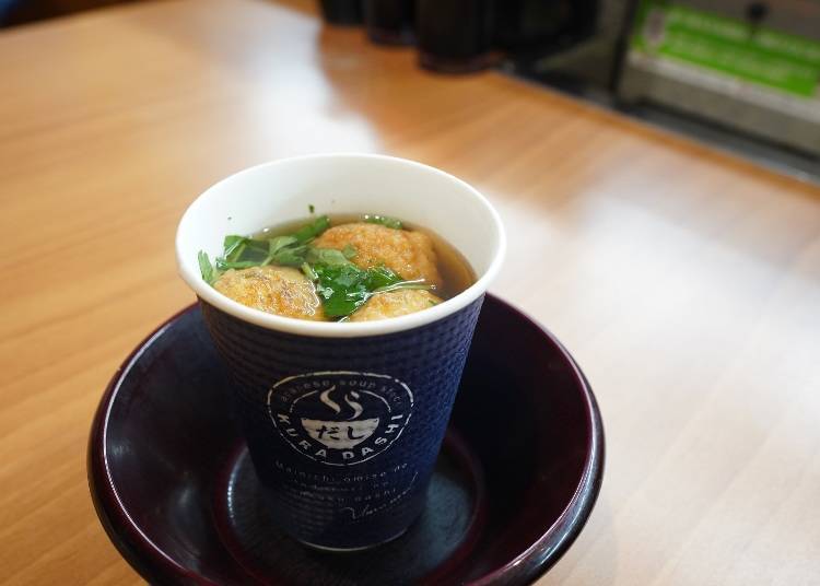 推薦副餐② 嚴選湯頭的「藏湯頭 章魚燒」