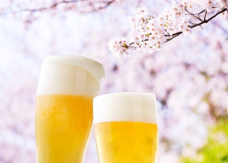 お酒の種類が豊富&どこでも飲める!