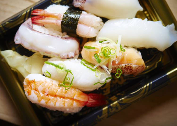 スーパーのお寿司でもおいしい!