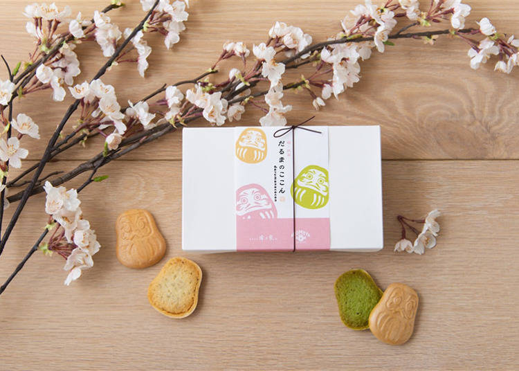 ■季節限定で味わえる老舗の味「だるまのここん 桜×抹茶」
