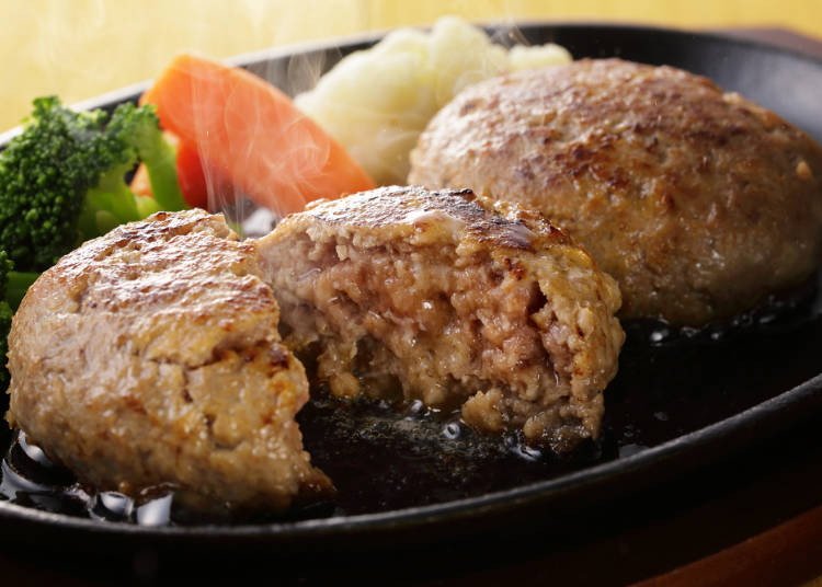 一番人気は「ハンバーグ」、選べるソースがgood!