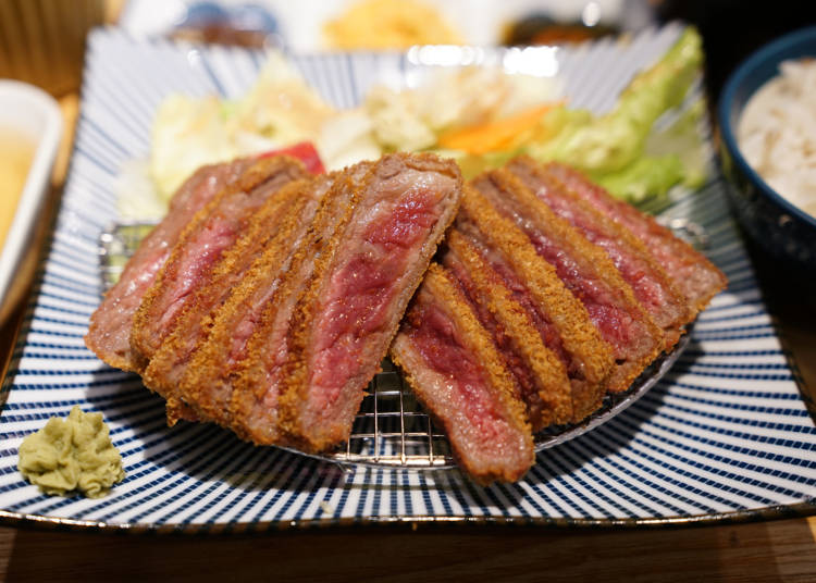 「牛かつ」の安定した味が、外国人のハートをキャッチ