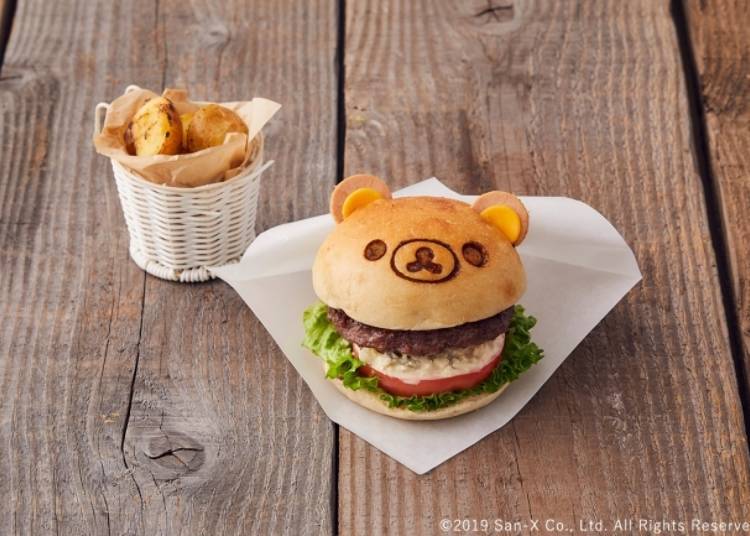 Rilakkuma’s Natural Beef Burger - 1680 yen