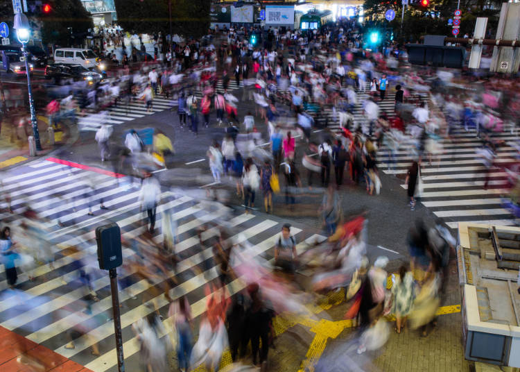 ■Impression 1: The Shibuya scramble crossing is Japan's Times Square