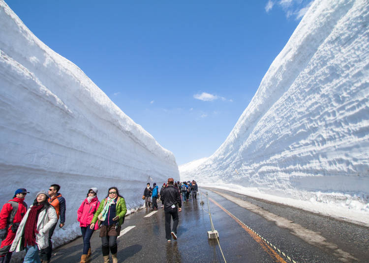 4. Get frosty at the Tateyama Kurobe Alpine Route